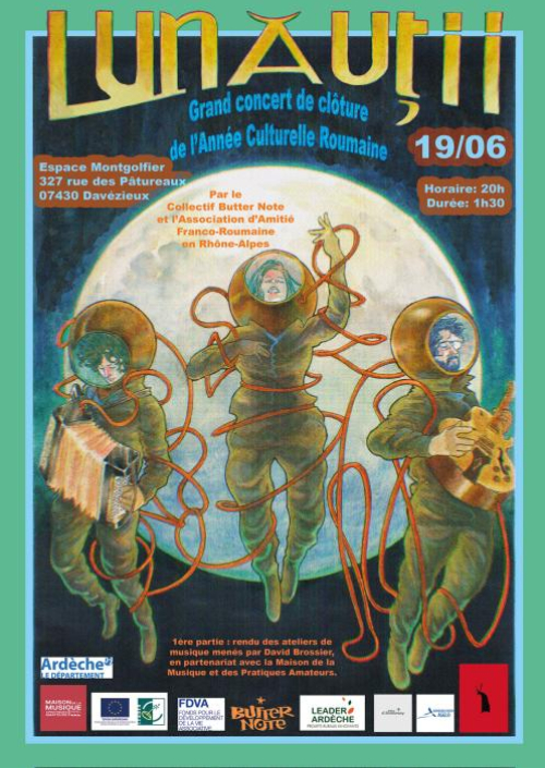 Affiche du concert de clôture de l’année culturelle roumaine